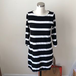 J.Crew stripe shirttail dress